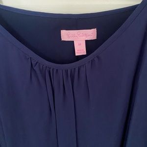 Lilly Pulitzer navy blue slip dress